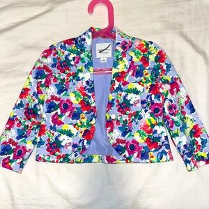 Janie and Jack Floral Blazer